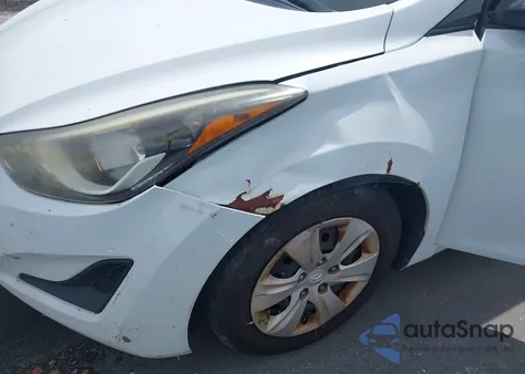 2016 Hyundai Elantra Se из США, поврежденный, VIN 5NPDH4AE7GH695778